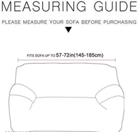 Universal Double Seater Sofa Cover Big Elasticity Cover for Couch Flexible Stretch Sofa Slipcover (Double Seater, Blue Prism) - Blue Prism, Polyster, Pack of1, 2 Seater